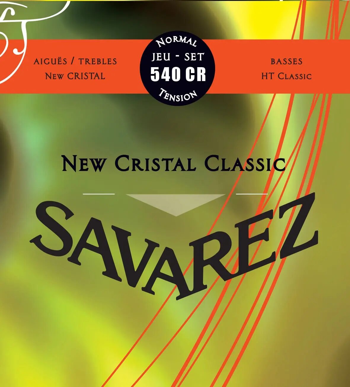 Струны для классической гитары Savarez 540CR 29-43 New Cristal Classic Normal Tension, Savarez (Саварез)