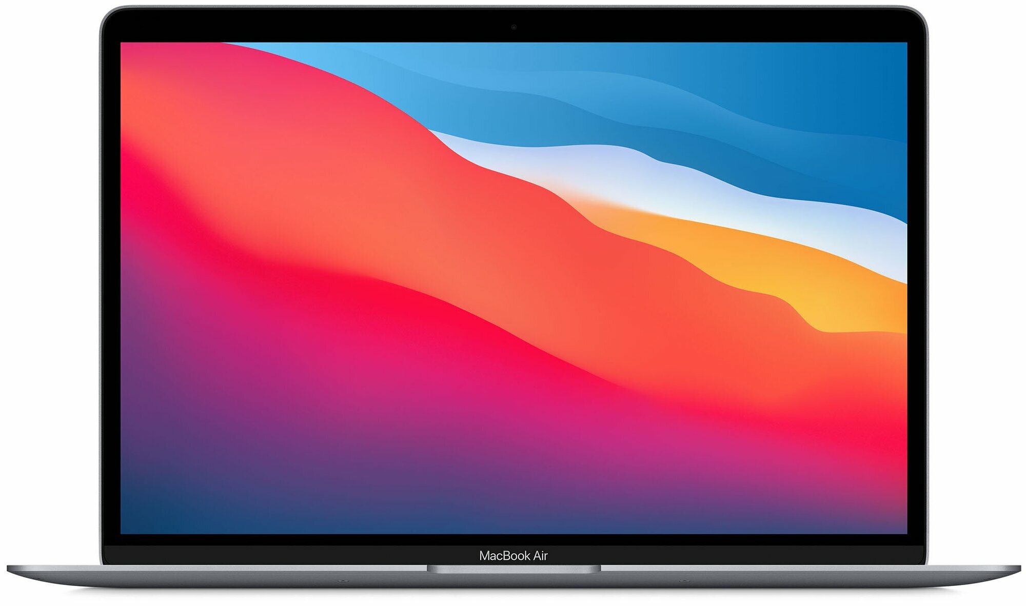Ноутбук Apple MacBook Air 13 M1 8/256 ГБ, space gray (MGN63), русская гравировка