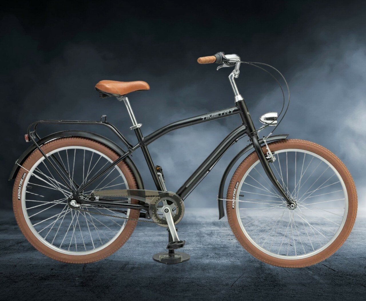 фото Велосипед городской TIMETRY ORIGINAL TT265, 26" колеса, с планетарной втулкой Shimano Nexus 3, черный