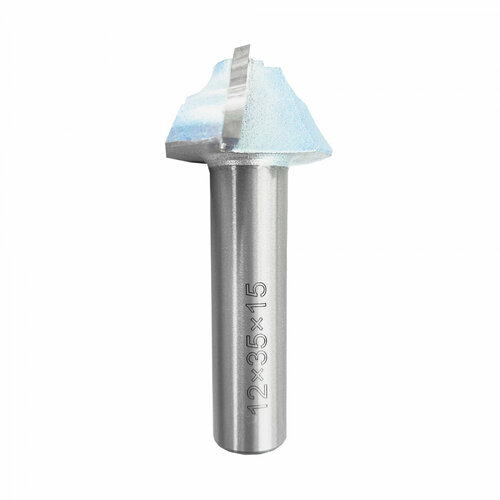 Фреза пазовая DELTA TOOLS радиусная (мультипрофильная) R=12 Z=2 D=35x15x45 S=12 202.0050MD