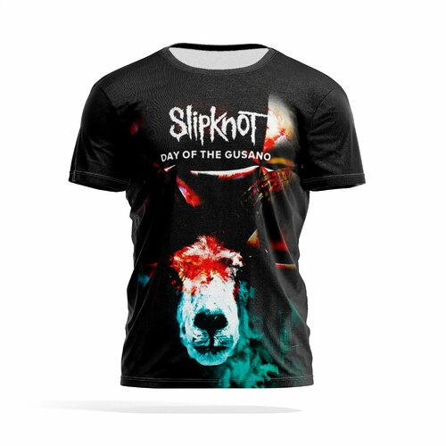 Футболка мужская 3D / Slipknot / Рок / Day of the Gusano Live in Mexico Slipknot