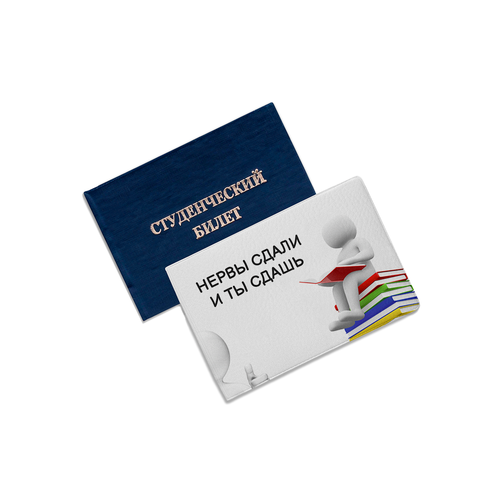 Обложка для студенческого билета ZEKEKS серый 270₽