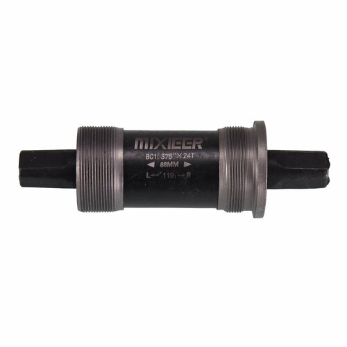 Каретка под квадрат картриджная MIXIEER BB MX-A203 68x119 пром подшипники чёрная в индивидуальной коробке уп 50 530₽