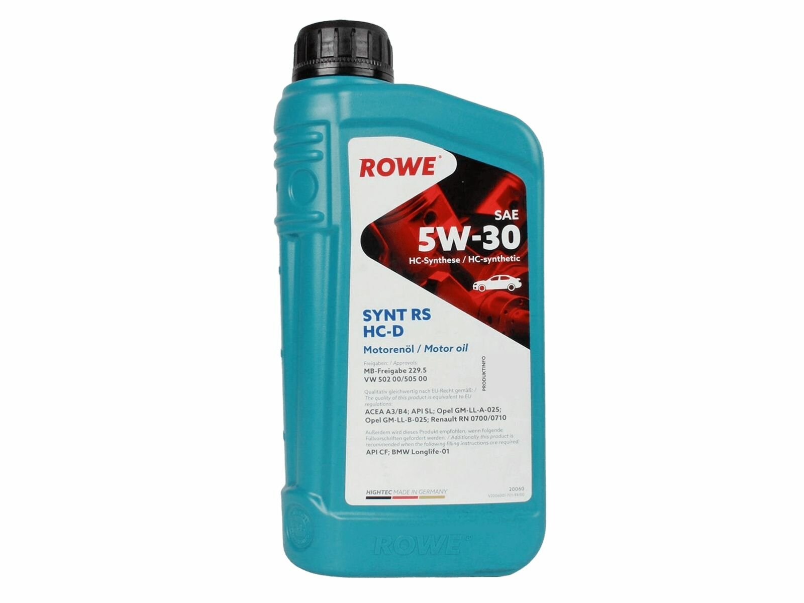 Масло моторное ROWE SYNT RS HC-D 5W30 1л