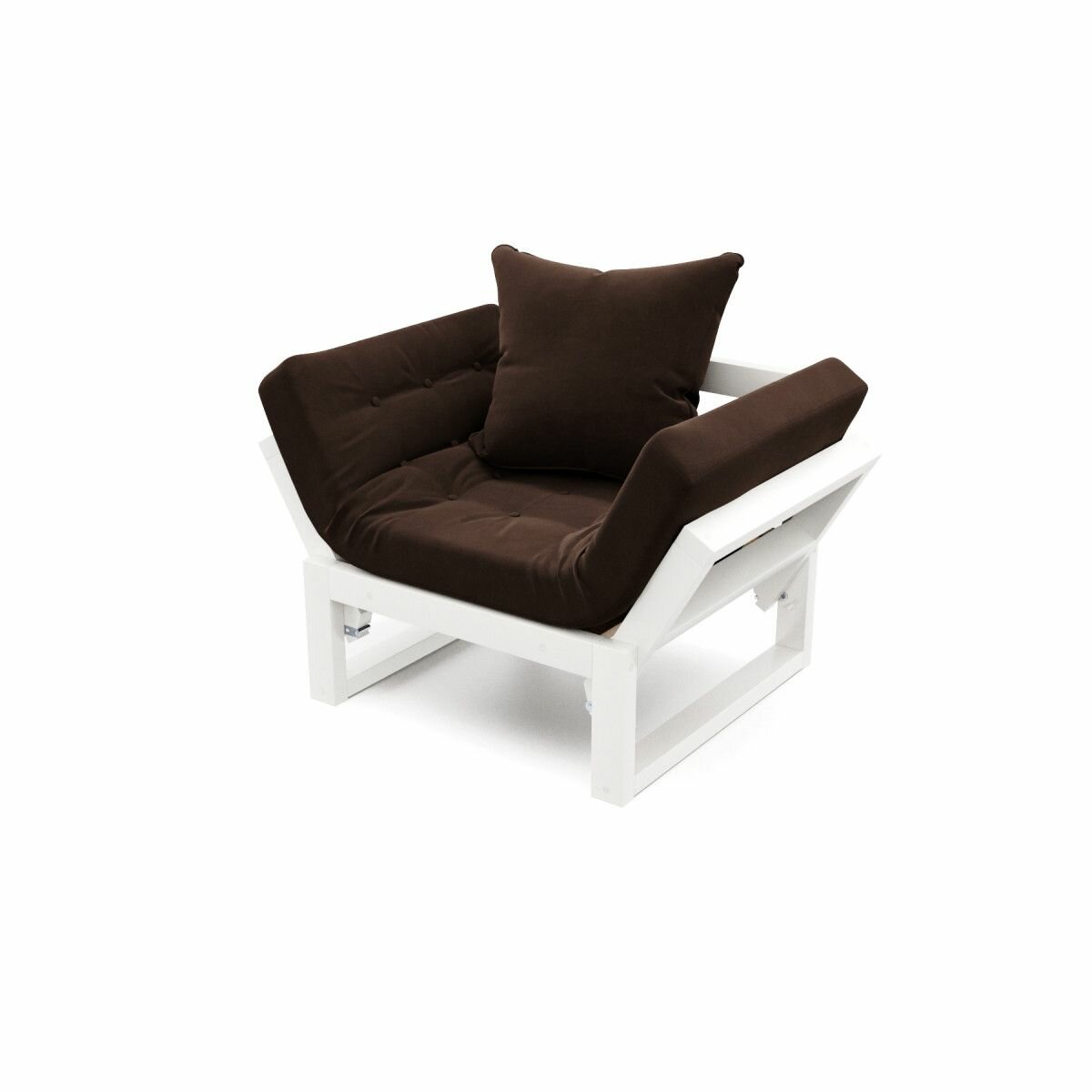 фото Кресло Амбер сосна черная рогожка