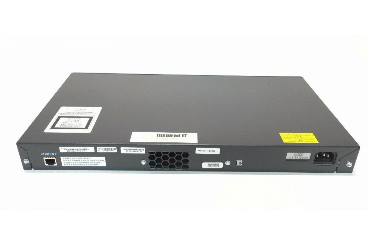 Коммутатор Cisco WS-C2960R+24TC-S 24х10/100Base-TX 2х10/100/1000Base-T/SFP