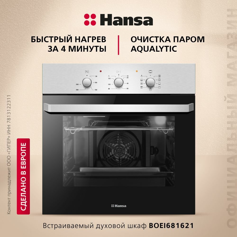 фото Электрический духовой шкаф Hansa BOEI681621