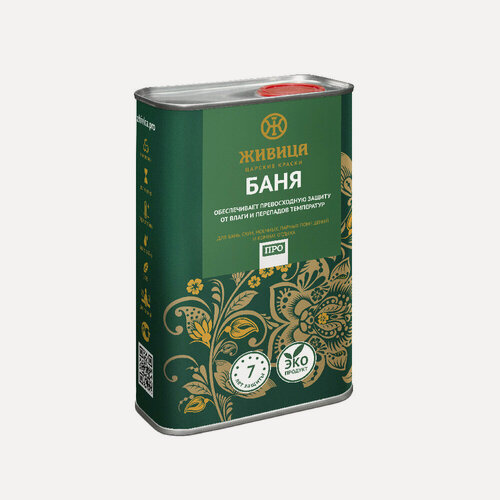Изображение товара Масло по дереву для бани и сауны Живица Баня про (1 л)