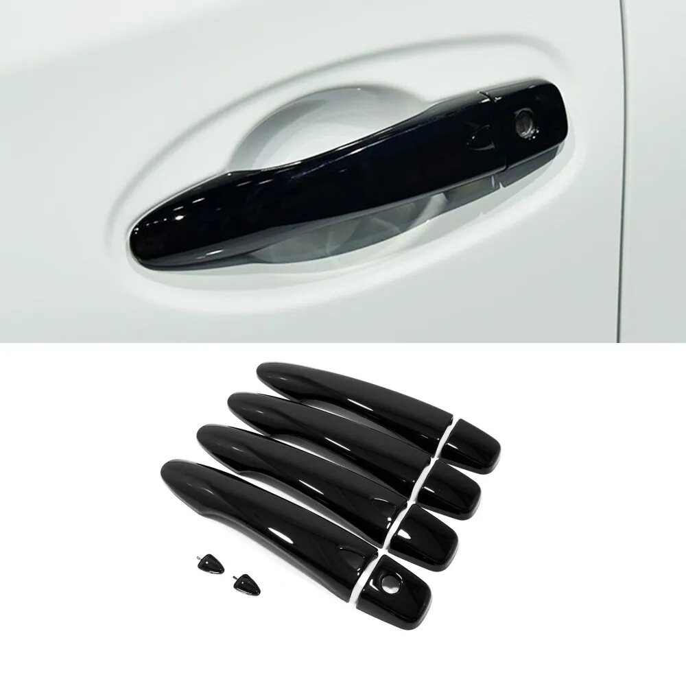 Для Nissan Note E13 2021 2022 ABS карбоновый черный хром защита двери автомобиля ручка декоративная крышка аксессуары для отделки black 2
