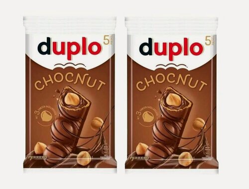 Изображение товара Батончик Ferrero Duplo Chocnut, 2 уп. по 130 гр. (10 шт. по 26 гр. )(Германия)