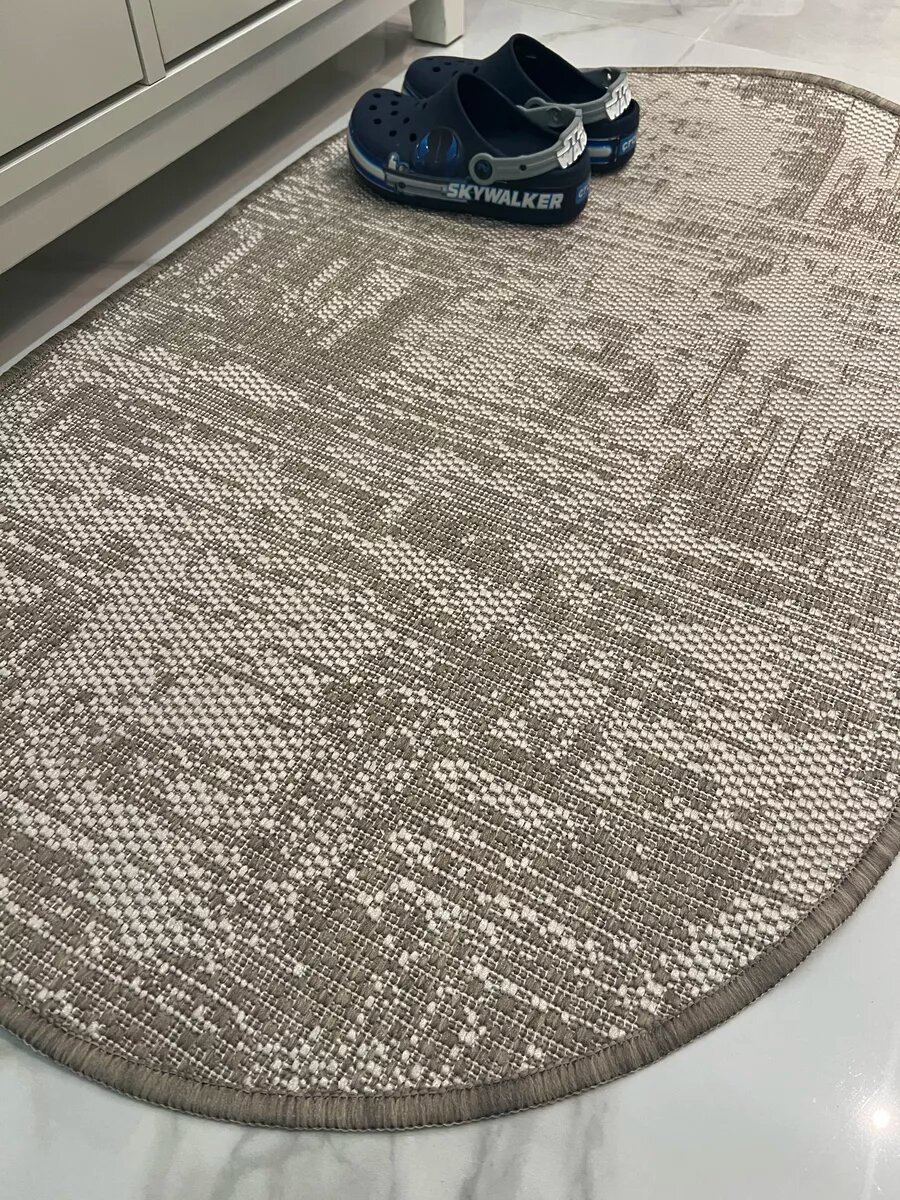 Коврик Natali's Carpets 60x100см в прихожую циновка на латексной основе 60х100 см противоскользящий бежевый