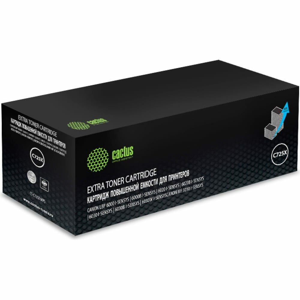 Лазерный картридж для canon lbp 6000/6020/6030b i-sensys Cactus 725x