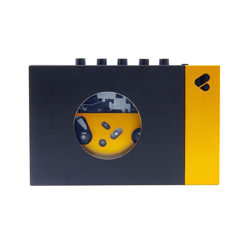 Кассетный плеер We Are Rewind Black/Yellow Cassette Player