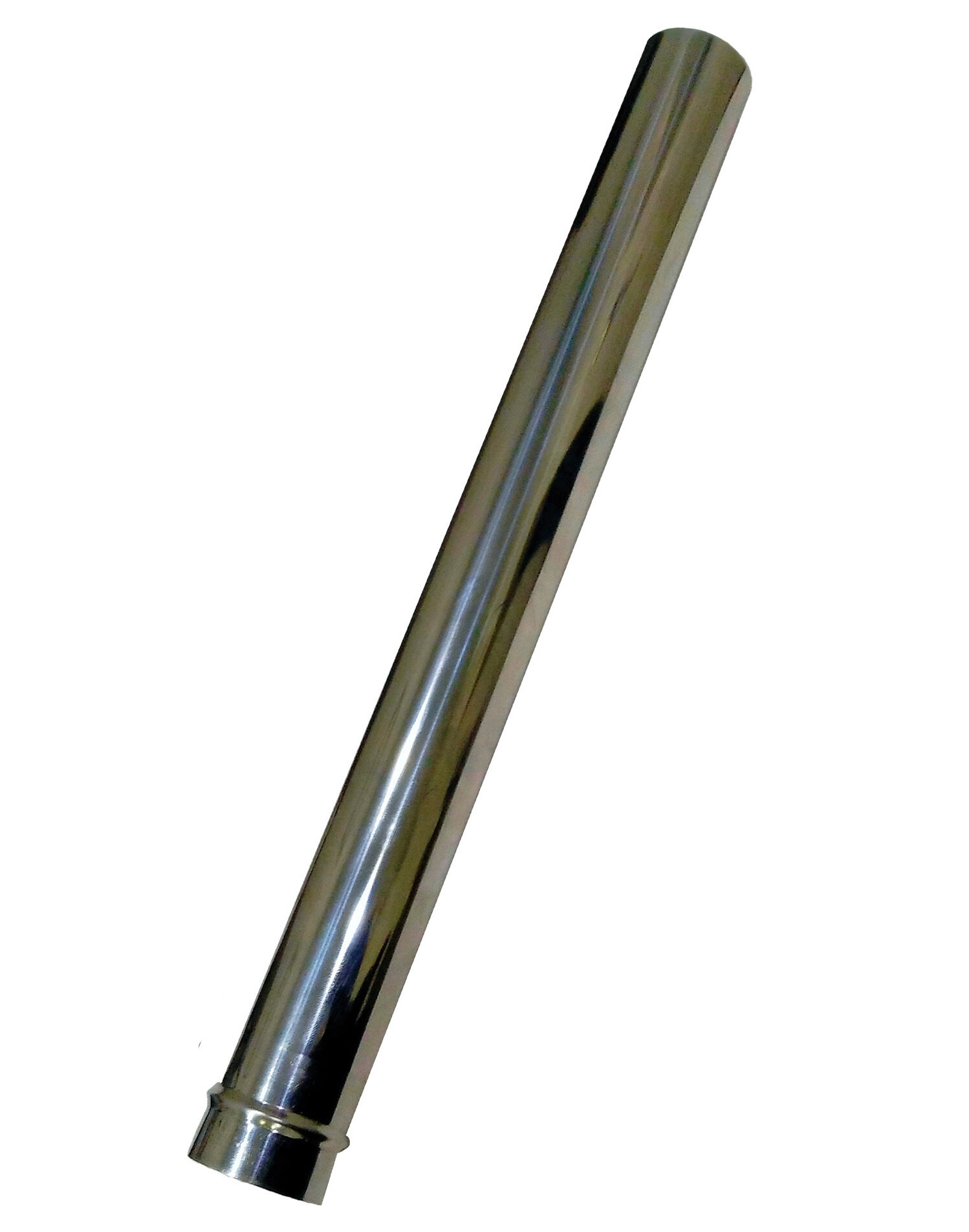 фото Трубы дымохода D 50 мм для печки в палатку из нержавейки / Труба на теплообменник длина 0.5м 1 шт