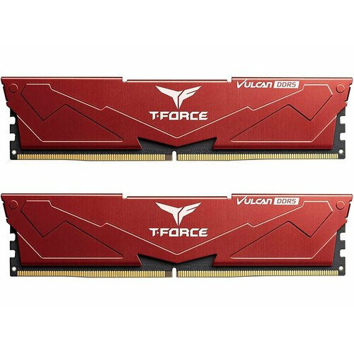Оперативная память Team Group DDR5 32GB 5600MHz T-Force Vulcan CL36 12V FLRD532G5600HC36BDC01 11255₽