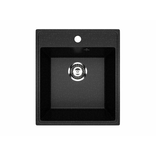 Мойка для кухни BAU Stil Pro 43х49 без выпуска черный камень 4214₽