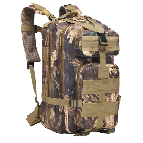 Рюкзак с системой Molle, непромокаемый, 28 литров, камуфляж/кленовый лист