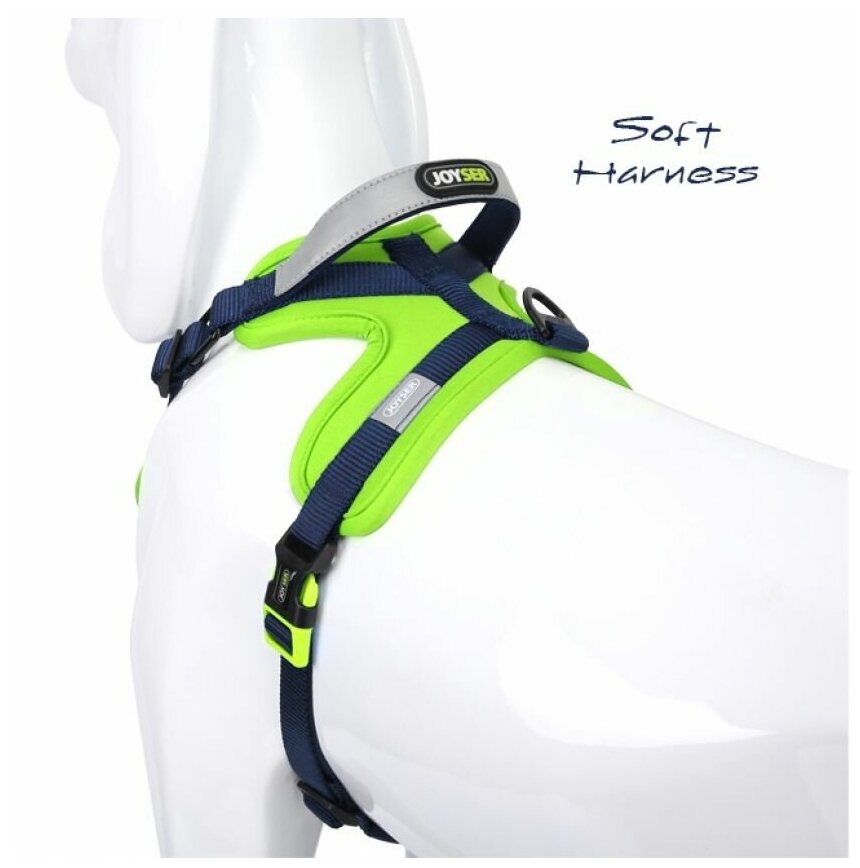 Joyser шлейка Walk Soft Harness для собак (XL, Зеленый) - фото №4