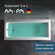 Ванна акриловая AM.PM Gem 170x75, комплект 3в1: каркас и слив-пер...
