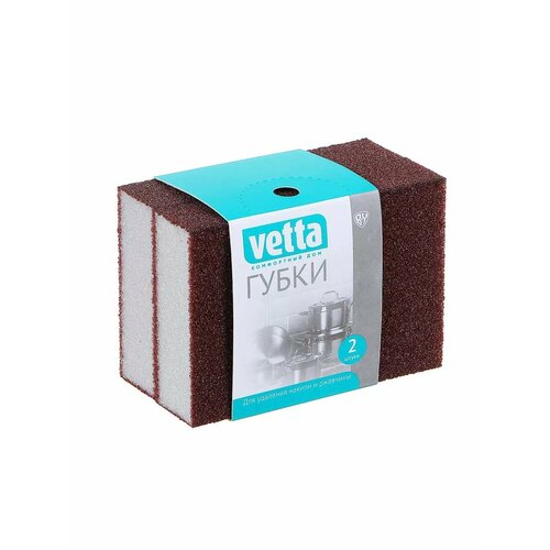 Губки для удаления накипи и ржавчины2 шт 10х7х3см 269₽