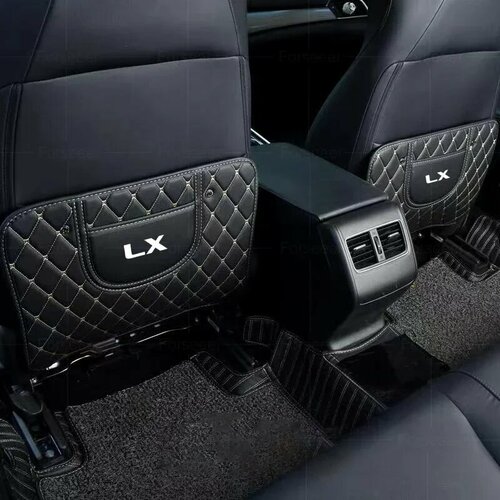 2 шт подушечки для спинки автомобильного сиденья для Lexus LX 570 600 500d 450 470 LX450 LX470 LX570 LX600 аксессуары для стайлинга интерьера автомобиля Black 2pcs 1513₽