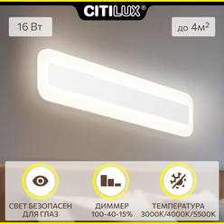 Citilux Тринити CL238540 Настенный светодиодный светильник Белый