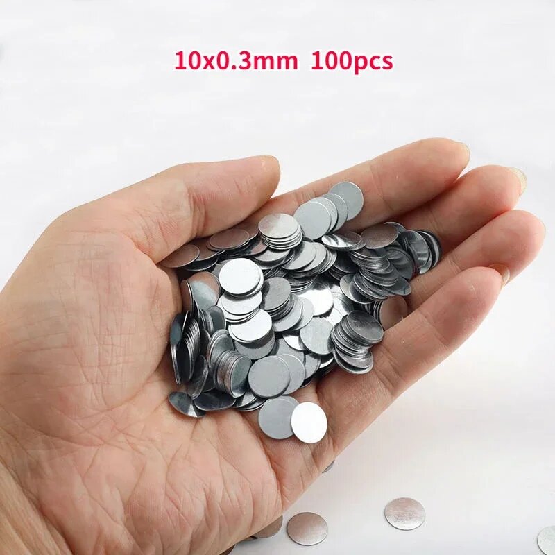 Железные листы для рукоделия XHL21099 10x0.3mm 100pcs