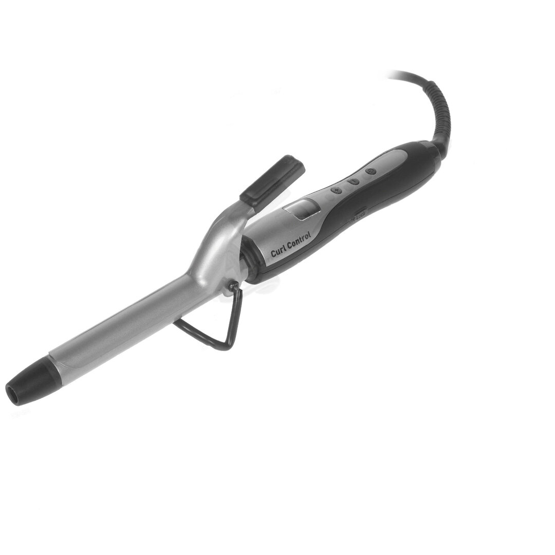Плойка harizma H10309LСD-19 Curl Control, серебристый/черный