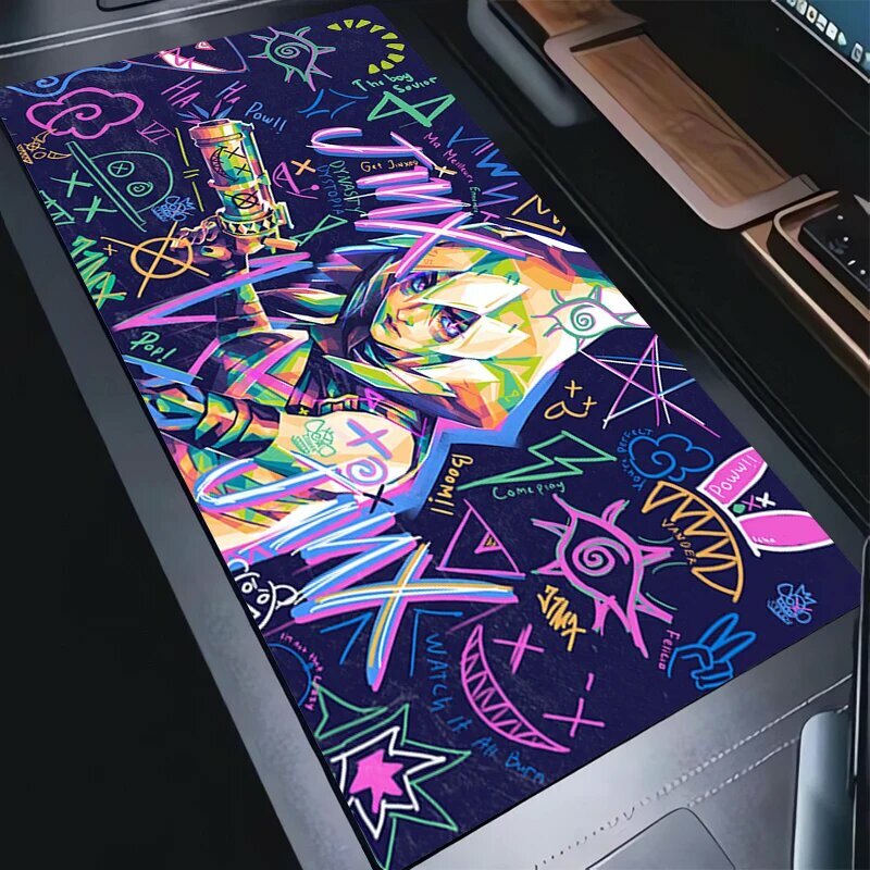 Коврик для мыши MINISO League of Legends Jinx, TK-0000016767, 900x400x2mm — фото 1