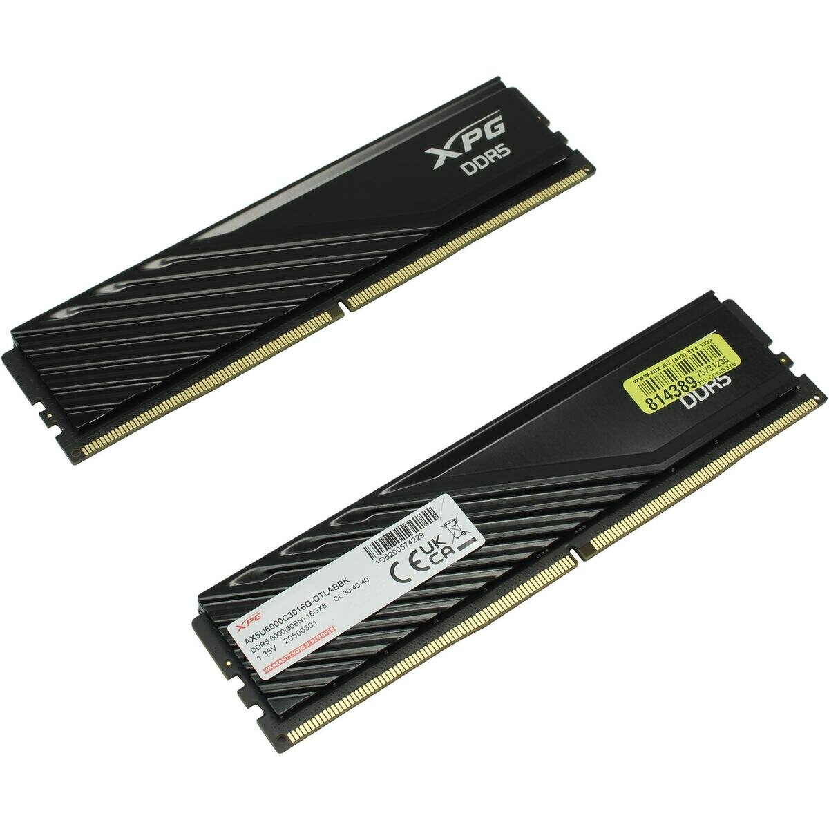 Комплект модулей памяти Adata XPG Lancer AX5U6000C3016G-DTLABBK