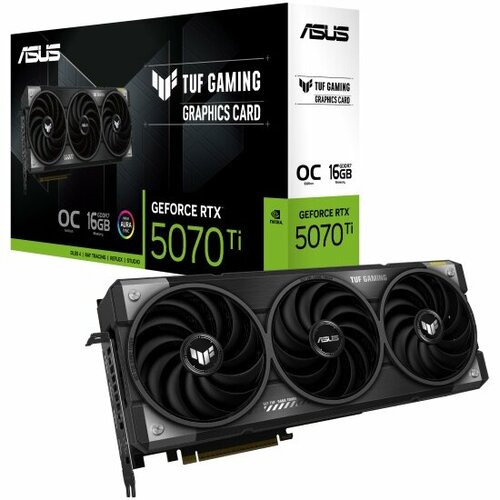 Видеокарта Asus GeForce RTX 5070 Ti TUF GAMING OC 16G 164655₽