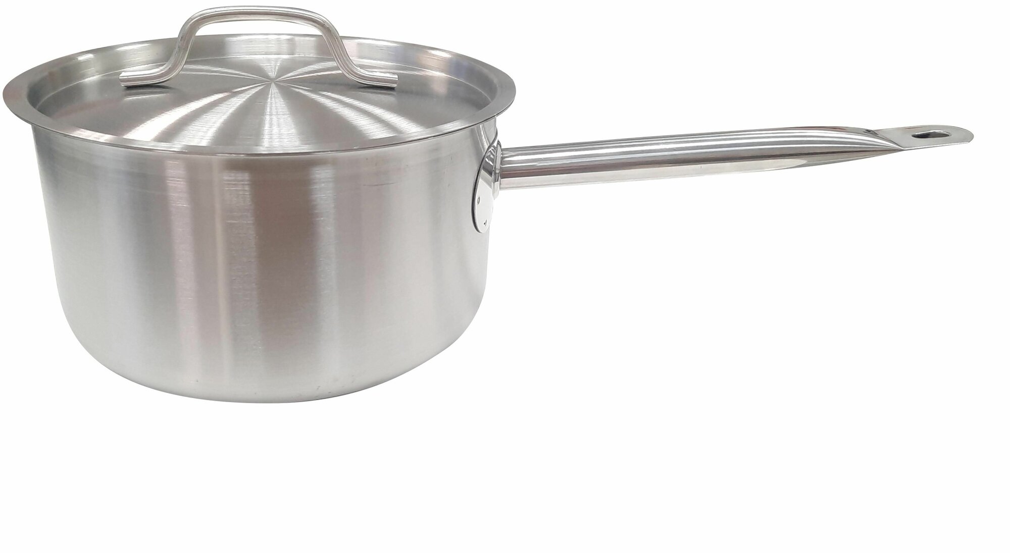 Сотейник INDOKOR нерж. сталь с крышкой, 6.3 л, сэндвич-дно, 440x240x140 мм