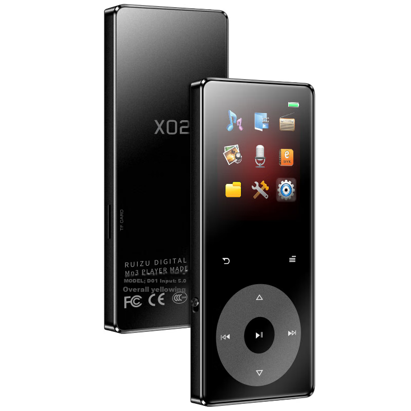 Изображение Цифровой плеер Ruizu X02 16G mp3/mp4 music player, bluetooth, mp5, black