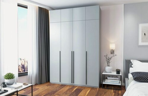 Изображение товара Шкаф распашной 4-х дверный с антресолью Нигмат-4А