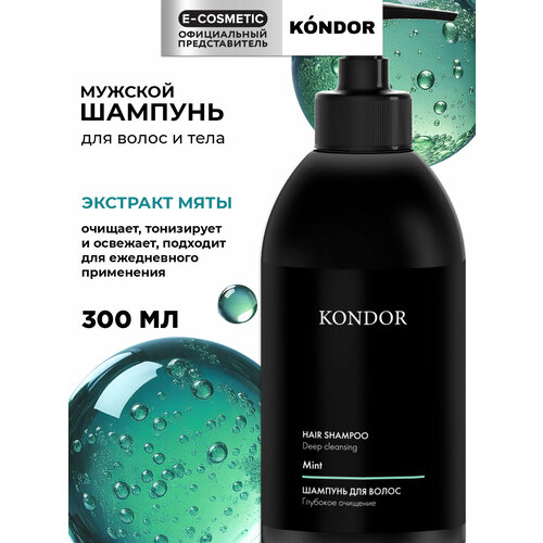 Шампунь для ежедневного ухода KONDOR мята 750 мл