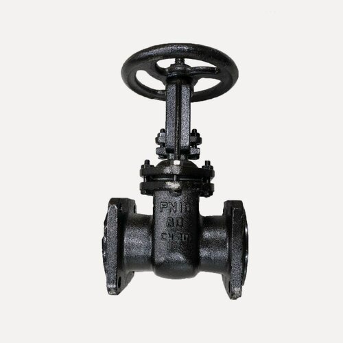 Изображение товара Задвижка чугунная 30ч6бр Ду150 Ру16 ЛМЗ, фланцевое присоединение