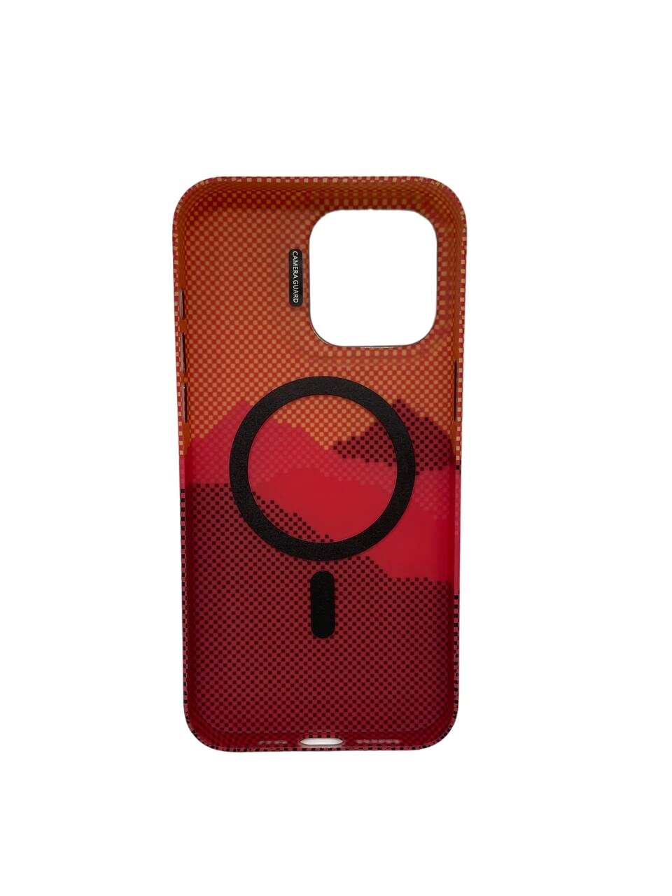 Чехол CasePro Carbon для iPhone 15 Pro , КРАСНЫЙ