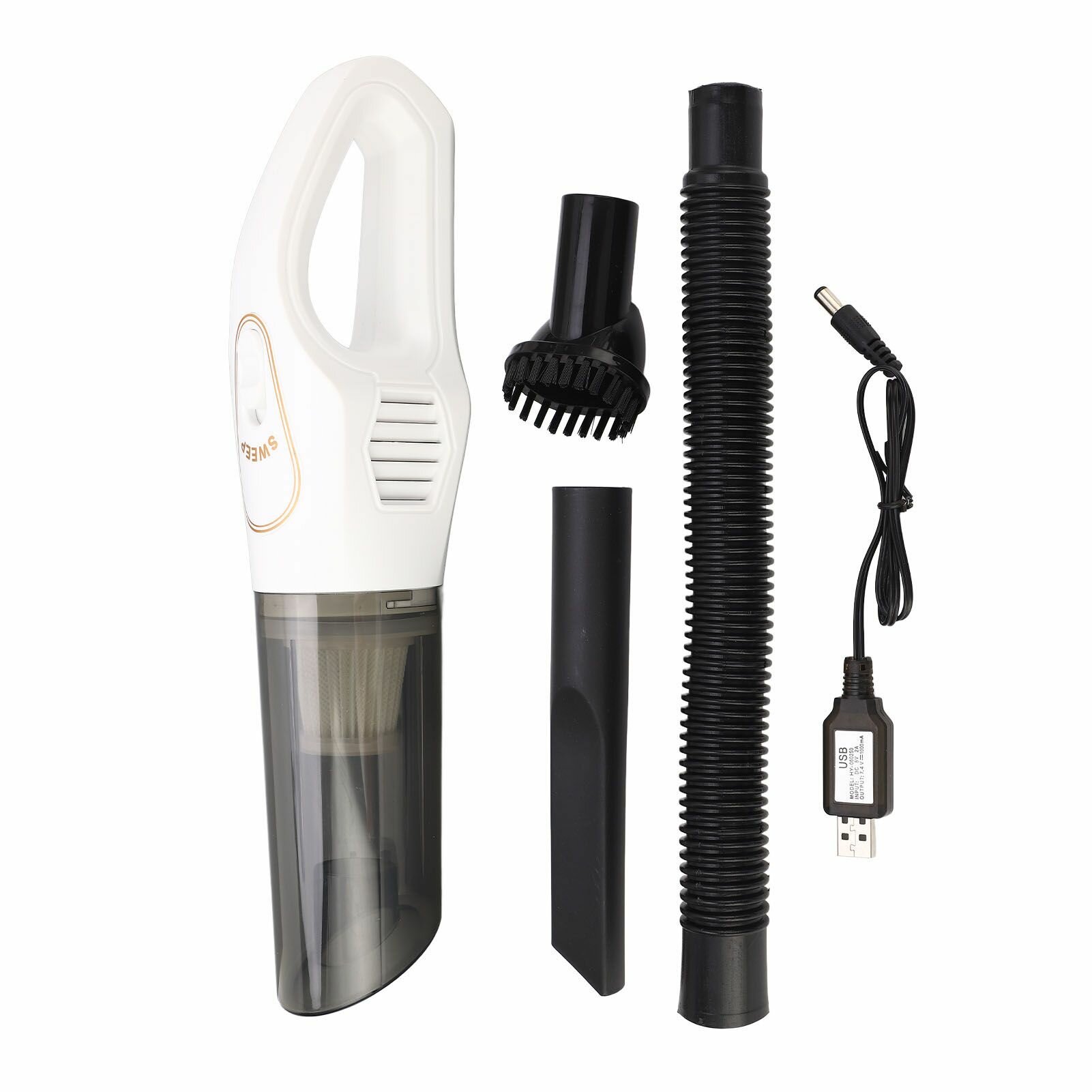 Беспроводной ручной пылесос 120 Вт 10000 Па перезаряжаемый через USB портативный для автомобильных лестниц ковров кухни и многого другого