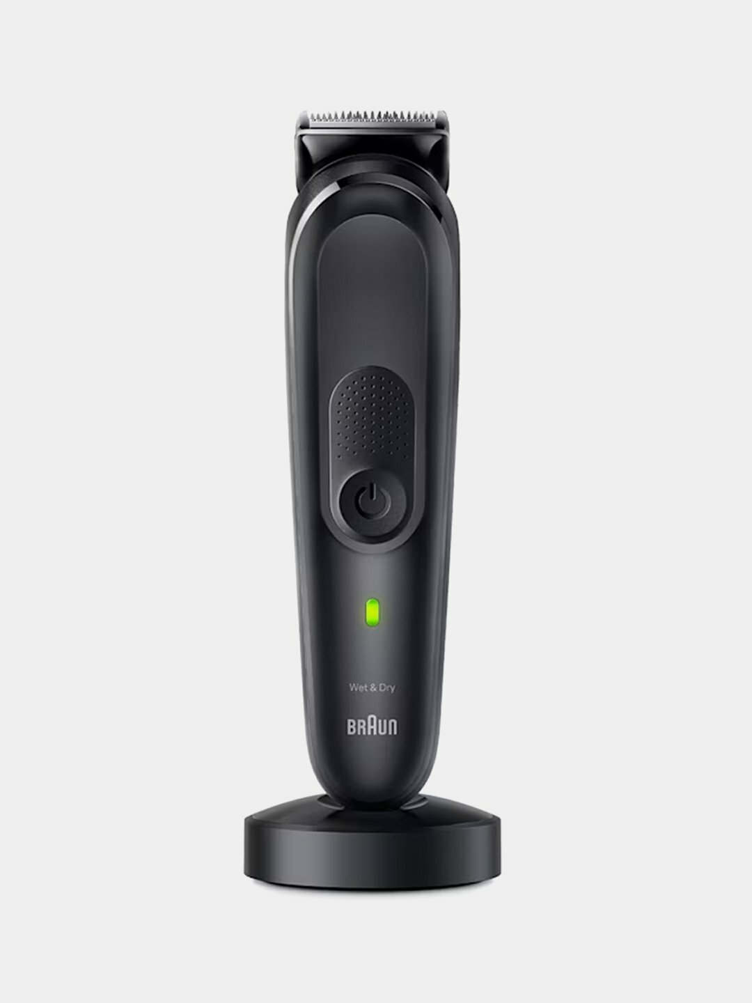 Триммер Braun MGK 7490, для волос, бороды, тела, 17 насадок, автономное питание, чёрный — фото 1