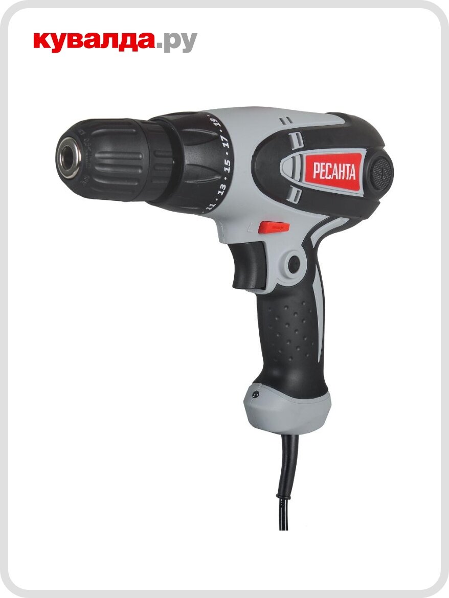 Шуруповерт сетевой Ресанта СШ-550-1