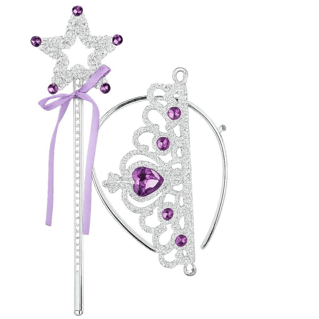 Два набора - две короны и две палочки для девочек