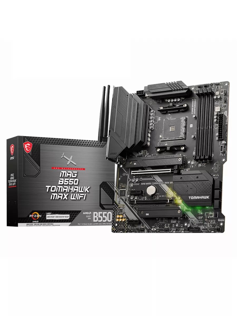 Материнская плата MAG B550 TOMAHAWK MAX WIFI, AM4, DDR4, ATX