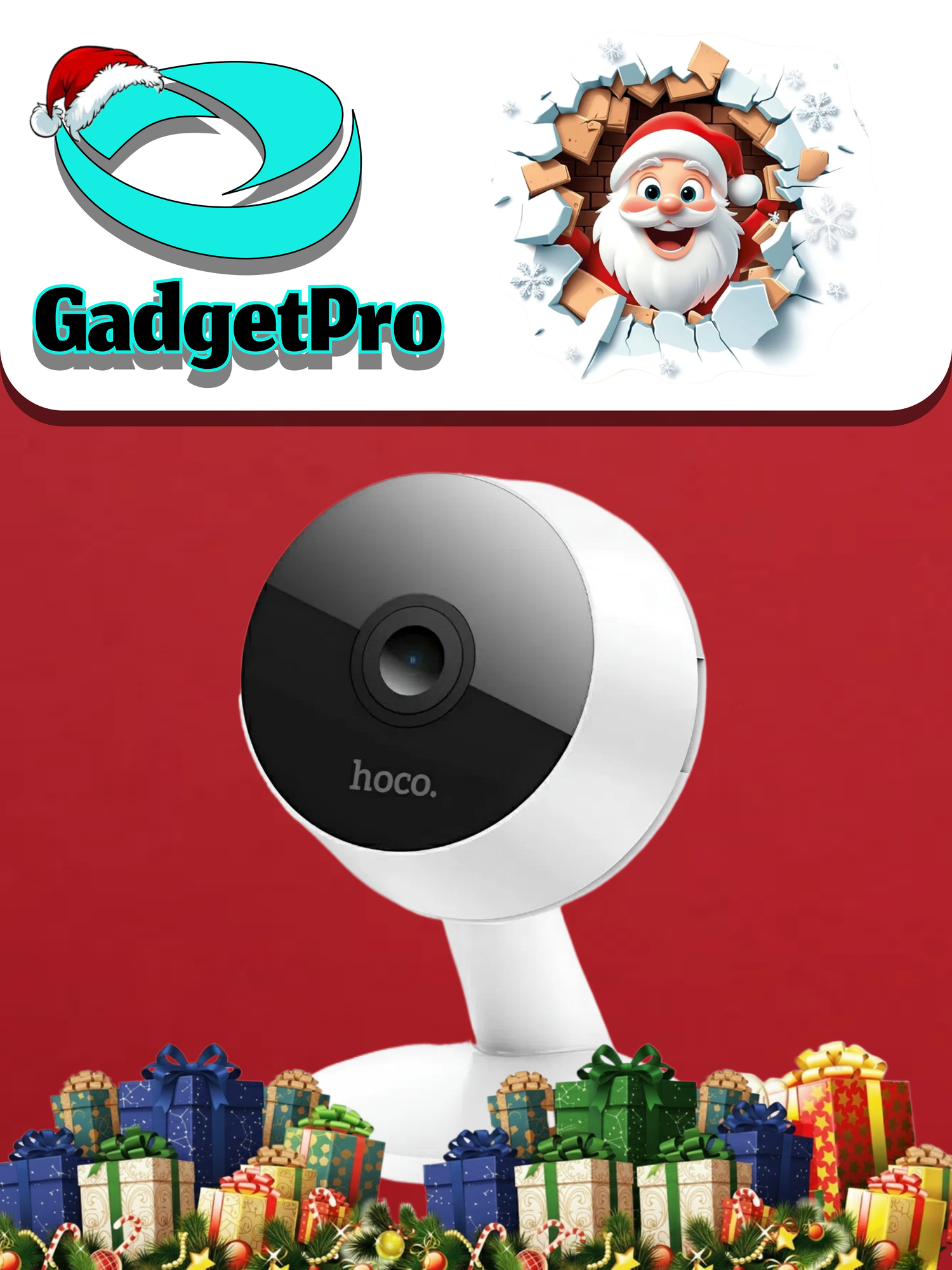 HD Камера Hoco D3 - Компактная HD веб-камера с микрофоном, для видеозвонков и онлайн-обучения