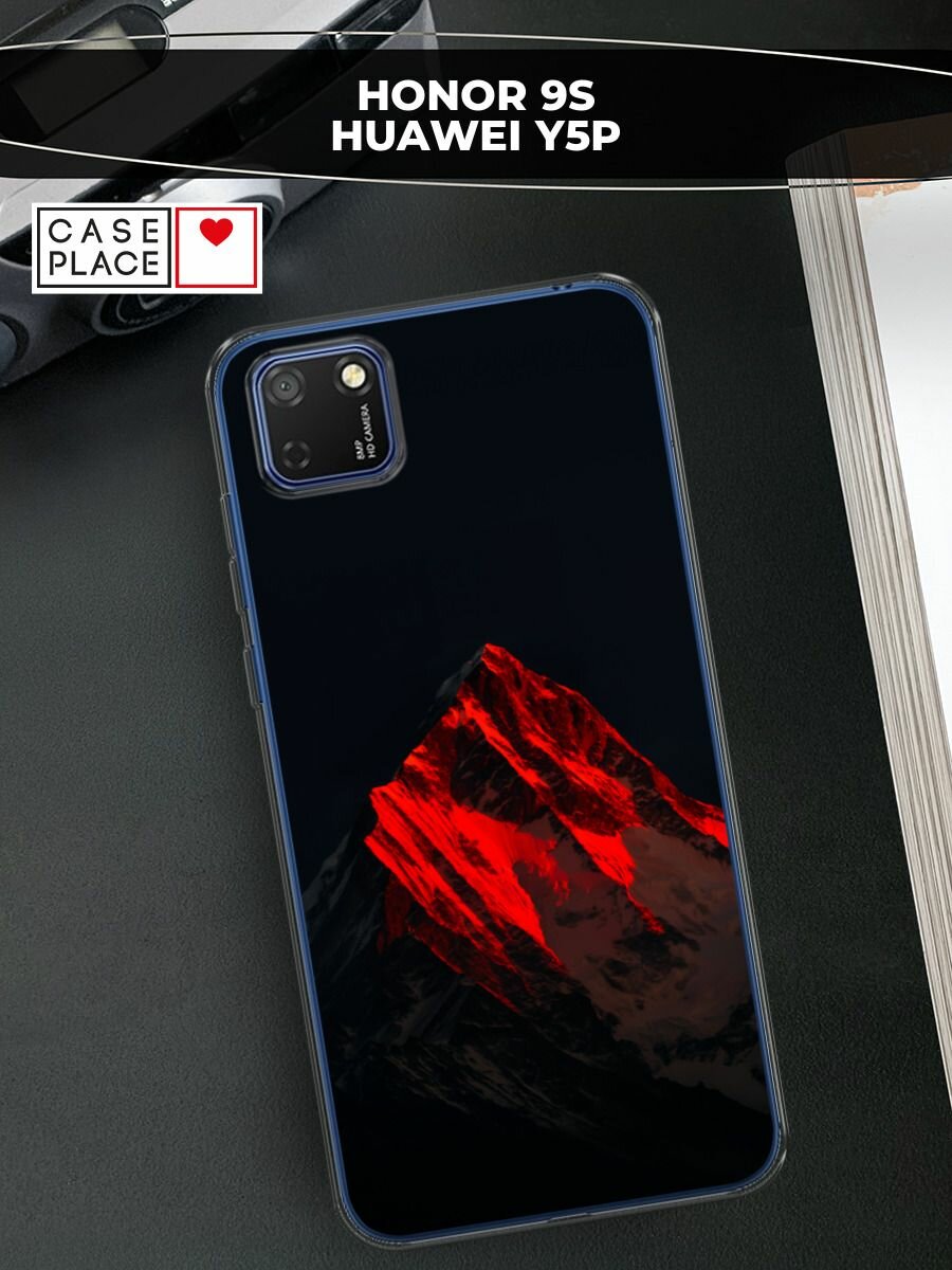 Чехол на Honor 9S/Huawei Y5p / Хонор 9S/Хуавей Y5p с принтом Красная гора