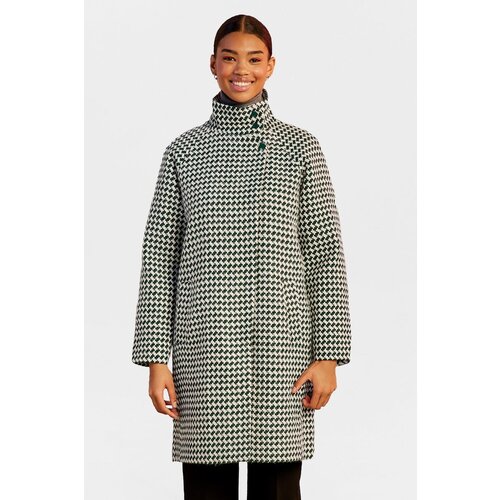 фото Пальто numph, размер 38, зеленый