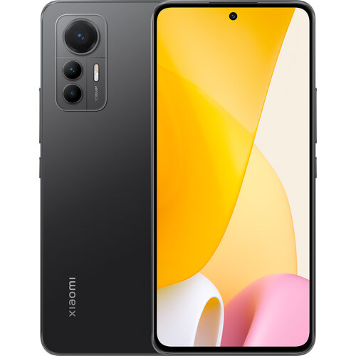 смартфон realme 12 8 256 гб global dual nano sim зелeный Смартфон Xiaomi 12 Lite 8/256 ГБ Global, Dual nano SIM, черный