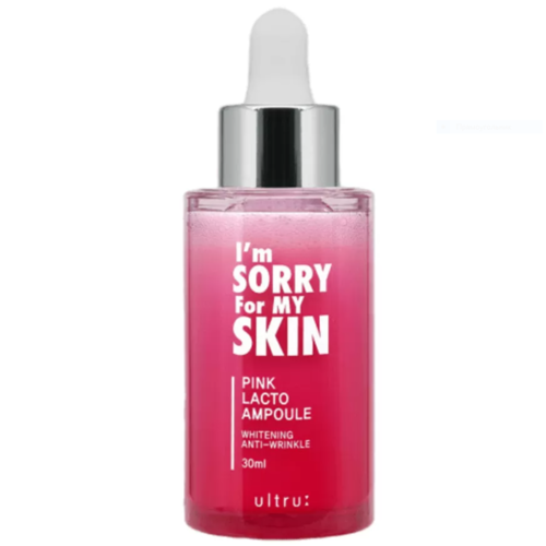 Im Sorry For My Skin Сыворотка с пробиотиками – Pink lacto ampoule whitening anti-wrinkle, 30мл