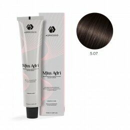 ADRICOCO MISS ADRI крем-краска для волос 5.07 - светлый коричневый холодный 100 МЛ