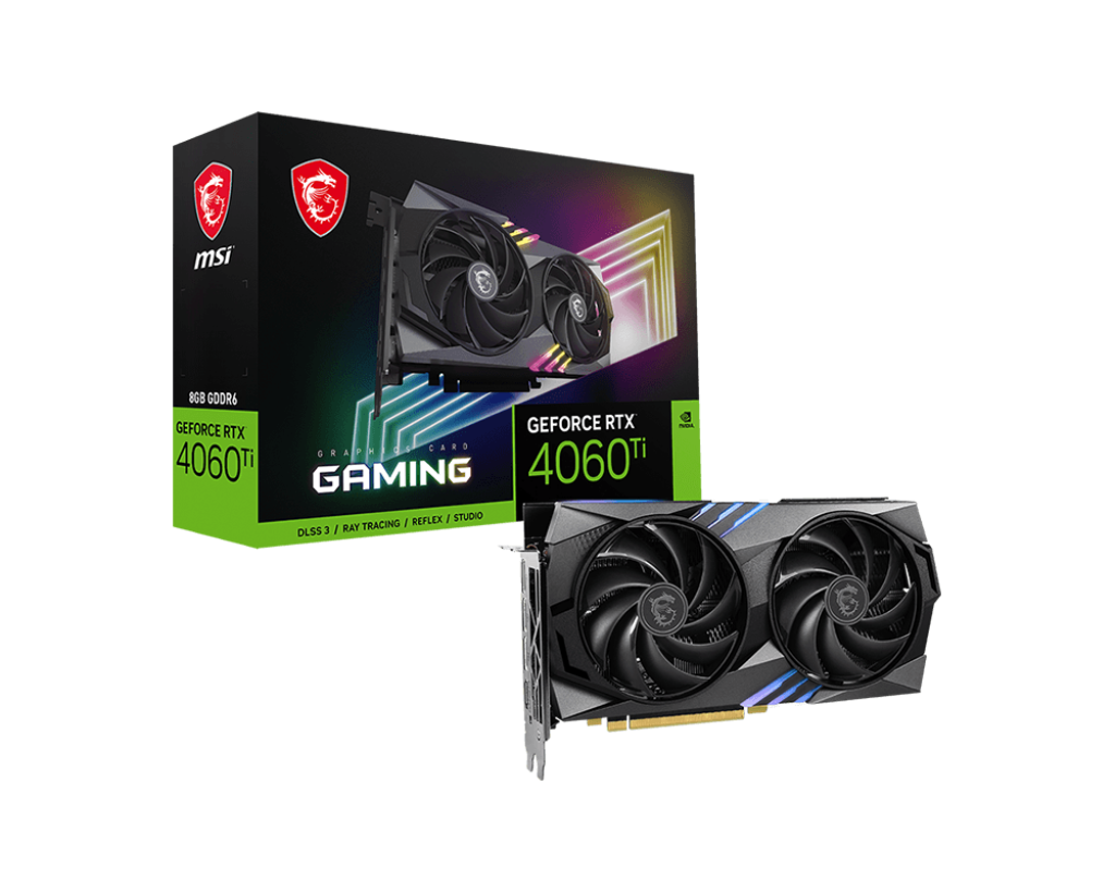 Видеокарта MSI GeForce RTX 4060 Ti GAMING 8G, Ret