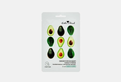 Питательная маска с экстрактом авокадо nourishing mask with avocado extract